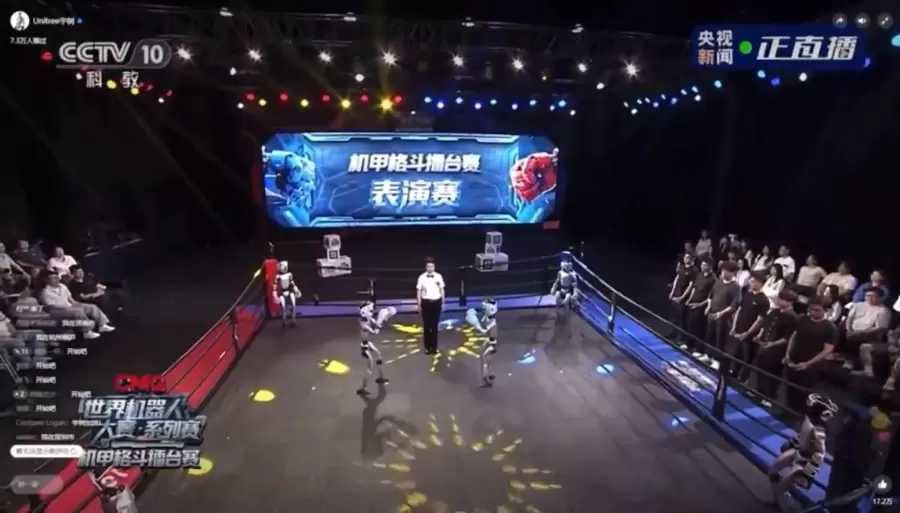 China organiza el primer torneo de boxeo con robots.