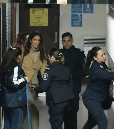La jueza Julieta Makintach llegando al tribunal/ Fuente: NA