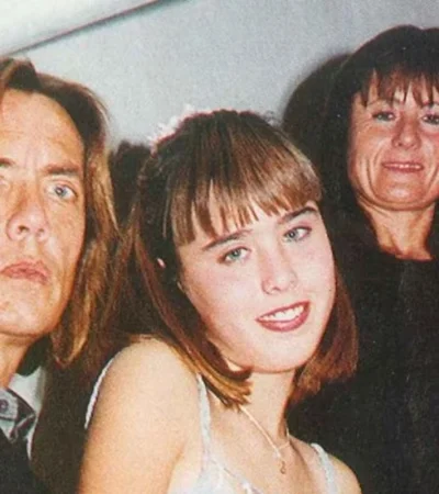 Natalia con sus padres, Carlos y Graciela. (Foto: web)