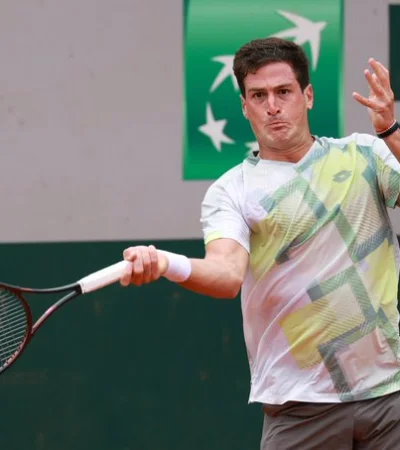 Federico Gómez ganó su primer partido en un Grand Slam/ Fuente: X