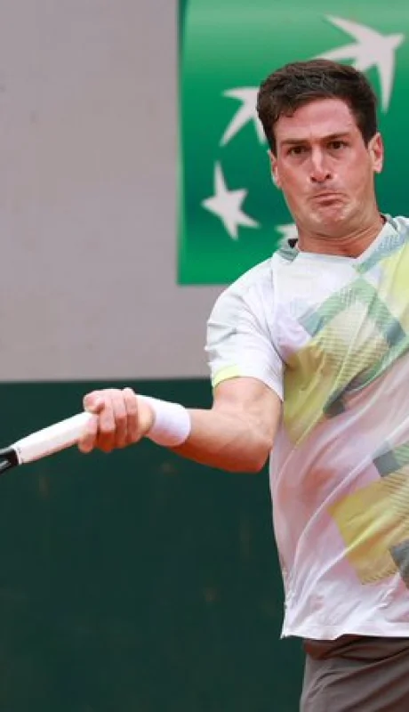 Federico Gómez ganó su primer partido en un Grand Slam/ Fuente: X