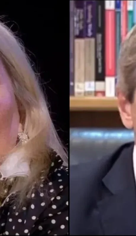 Elisa Carrió y Luis Caputo.