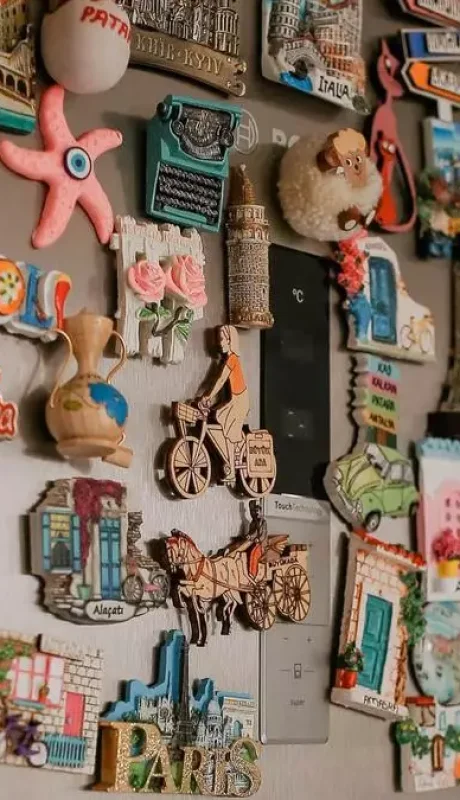 Imanes en la heladera