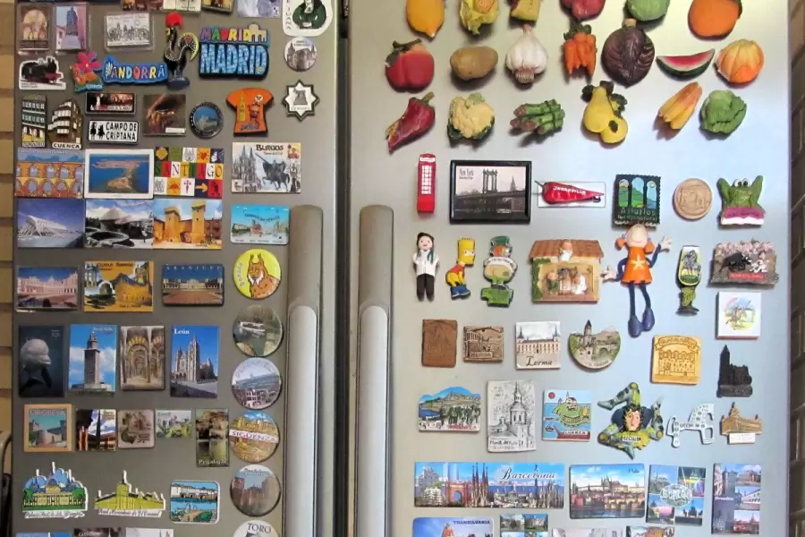 Imanes en la heladera