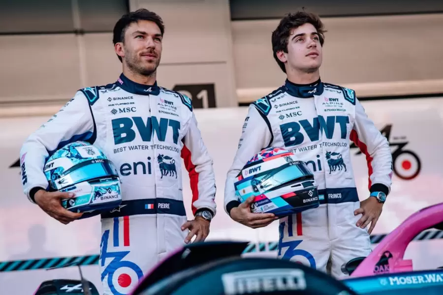 Pierre Gasly y Franco Colapinto.