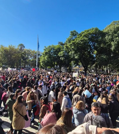 En diferentes provincias hubo marchas pidiendo la emergencia en discapacidad.