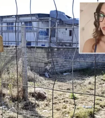 La chica asesinada y el lugar donde encontraron su cuerpo. (Imagen: web)