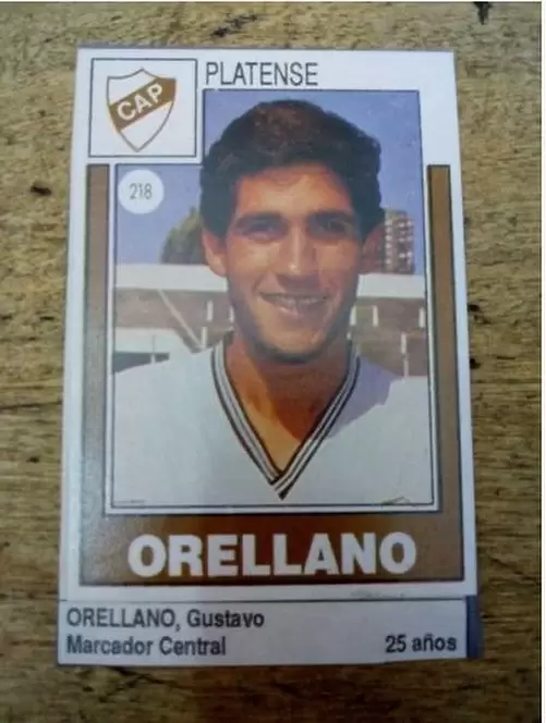 Ariel Orellano, en modo figurita. Inolvidable jugador y persona