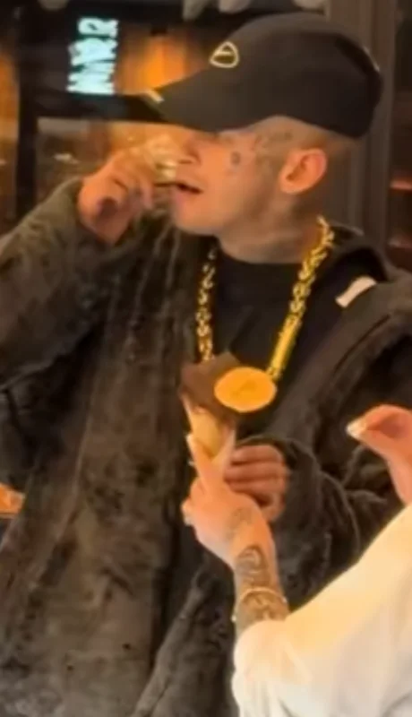 Le hicieron una broma a L-Gante en una heladería y casi termina de la peor manera.