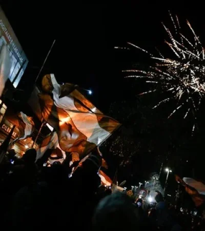 La gente de Platense hizo su carnaval este lunes