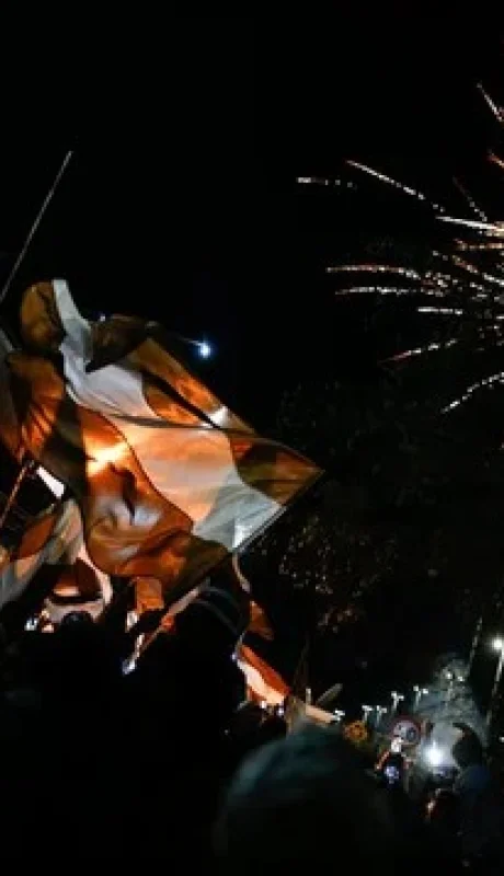 La gente de Platense hizo su carnaval este lunes