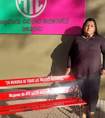 Secretaria de Derechos Humanos de ATE Mendoza, Romina Castro.