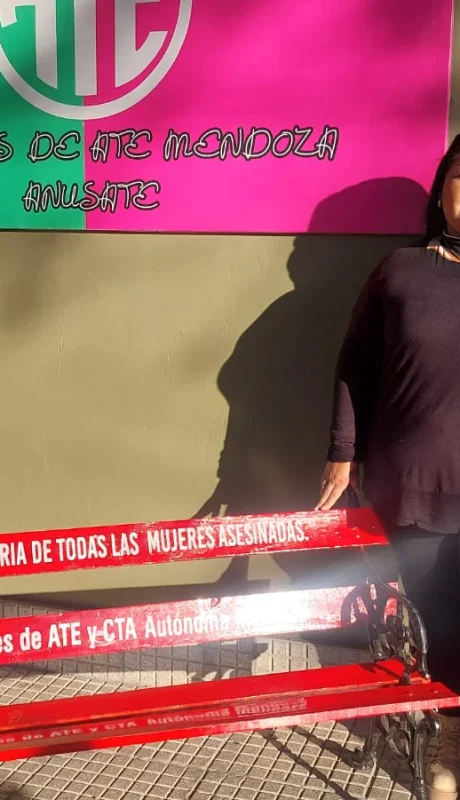 Secretaria de Derechos Humanos de ATE Mendoza, Romina Castro.