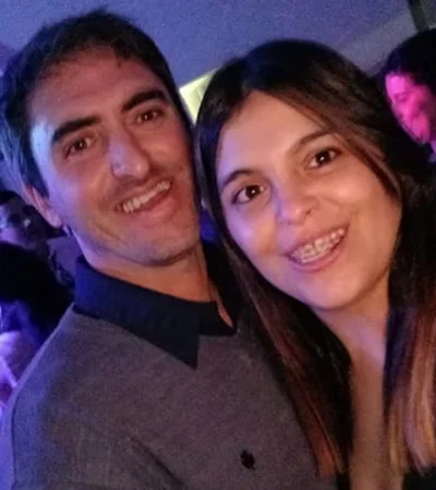 Fernando Dellarciprete y Rocío Villarreal cuando todavía disfrutaban tiempos felices. (Foto: web)