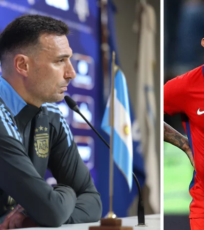 Lionel Scaloni le contestó a Arturo Vidal.