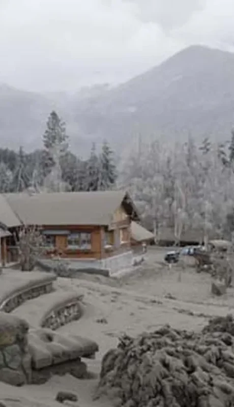 La erupción del volcán Puyehue afectó a Villa La Angostura.
