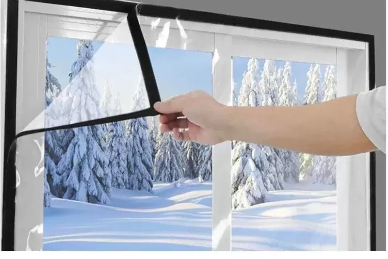 Ventanas con plástico aislante