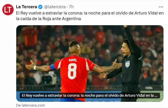 Medios chilenos selección