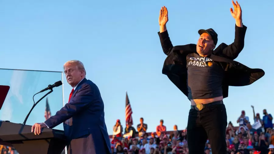 Donald Trump y Elon Musk en tiempo de amistad.