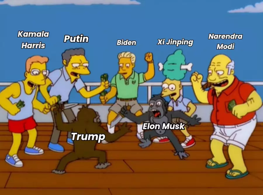 Memes de la batalla entre Donald Trump e Elon Musk.