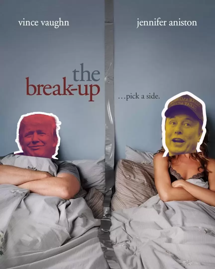 Memes de la batalla entre Donald Trump e Elon Musk.