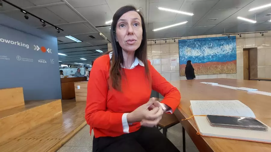 Referente en Mendoza de "Ser Fiscal", María Lourdes Gabrielli.