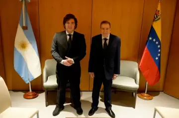 Javier Milei se reunió en España con el máximo opositor a Nicolás Maduro