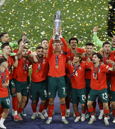 Portugal festeja su segunda Nations League.