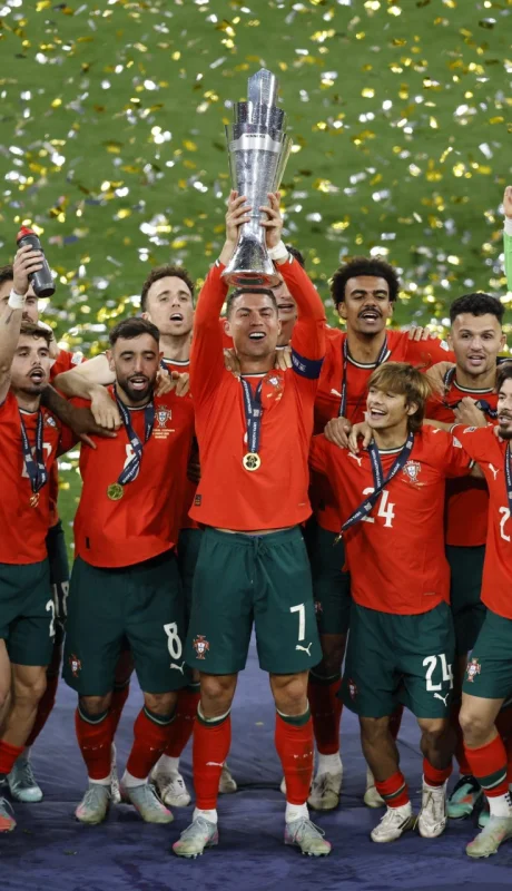 Portugal festeja su segunda Nations League.