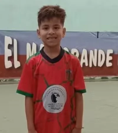 Thiago, el nene que murió por una bala de un arma disparada por un policía (Fuente: X)