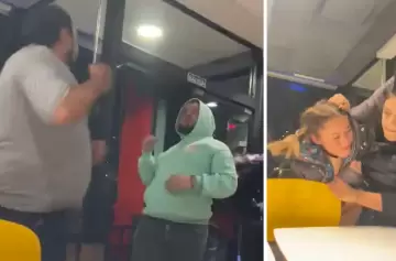 Violenta pelea en Mendoza: batalla campal en un McDonald's de Godoy Cruz