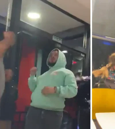 La pelea ocurrió el domingo a la madrugada.