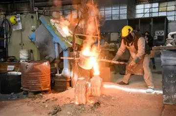 La producción industrial creció un 2,2% en el mes de abril