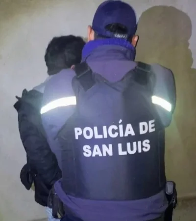 Detenido en San Luis.