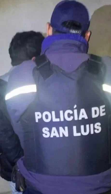 Detenido en San Luis.