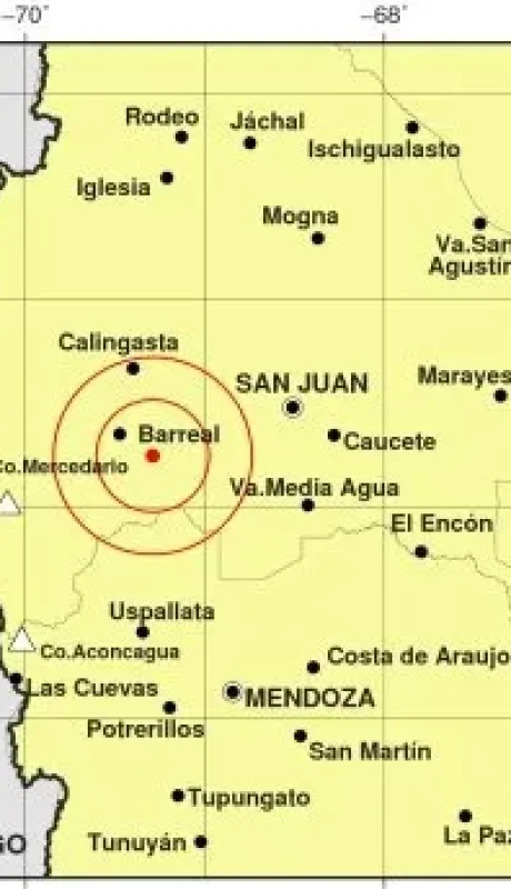 Sismo en San Juan.