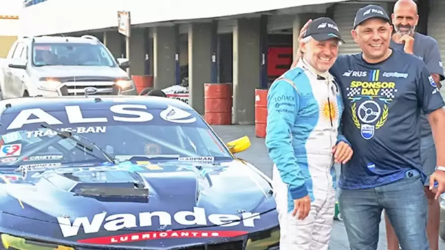 El día que Marcos probó el Camaro del Rus Med.