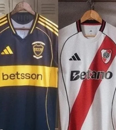 Nuevas camisetas de Boca y River /Fuente: Adidas