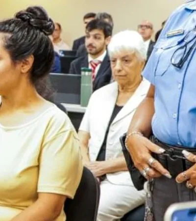 Brenda Agüero, la enfermera más comprometida en el conmocionante caso. (Foto: NA / Justicia de Córdoba)