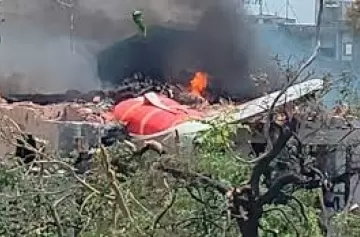 Tragedia aérea en India: se estrelló un avión con más de 240 pasajeros