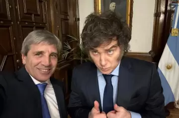 Milei celebró la baja de la inflación alabando a Caputo: "Es el mejor de la historia"