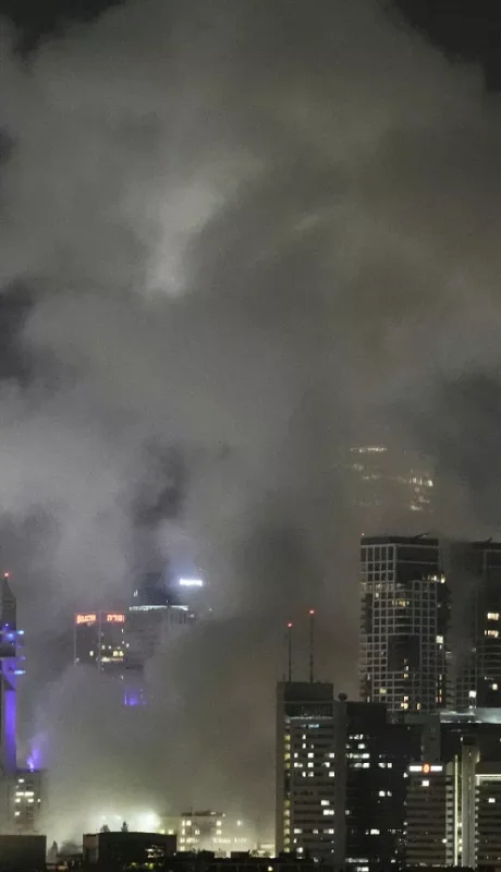 Tel Aviv, luego de la contraofensiva por parte de Teherán.