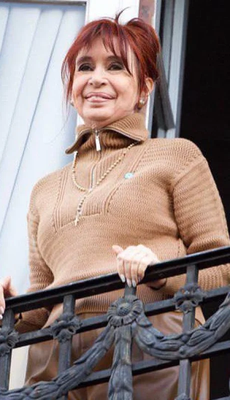 Cristina saludó a la militancia.