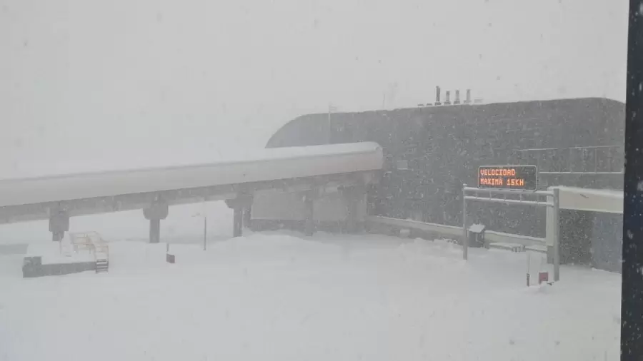 Aduana chilena en el Paso Cristo Redentor.