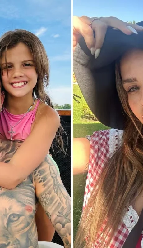 Icardi, las niñas, y la China Suárez.