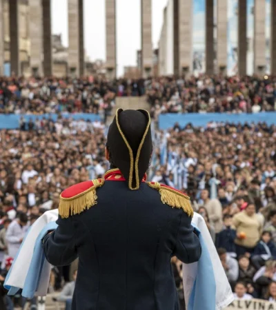 Promesa de Lealtad a la Bandera en Rosario.