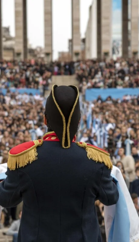 Promesa de Lealtad a la Bandera en Rosario.