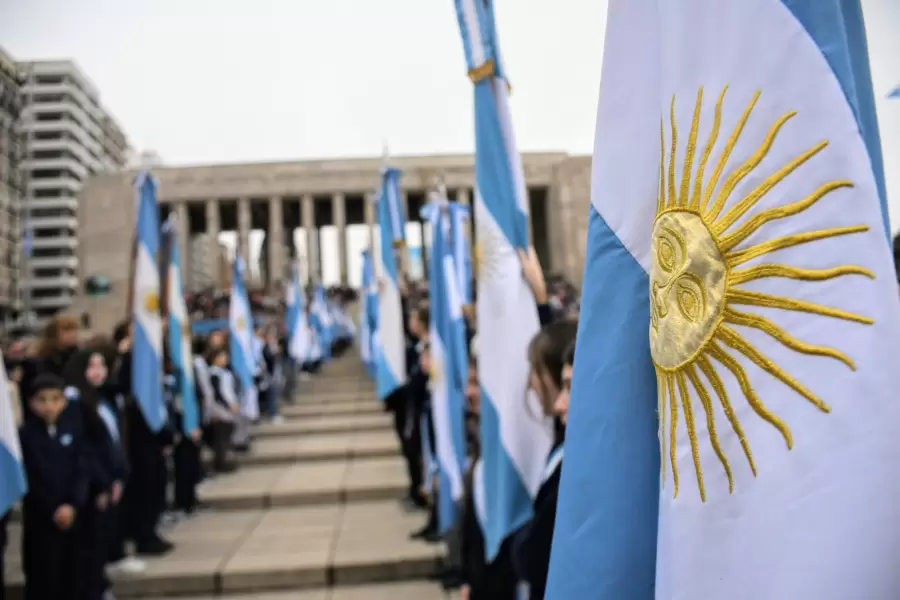 Promesa de Lealtad a la Bandera en Rosario.