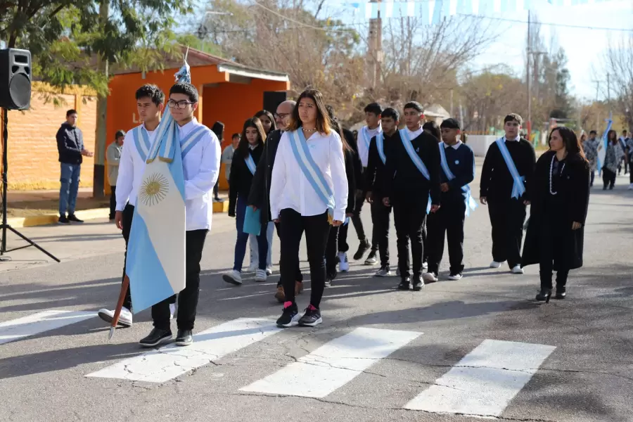 Homenaje a Belgrano en Lavalle/ Fuente: Municipalidad de Lavalle