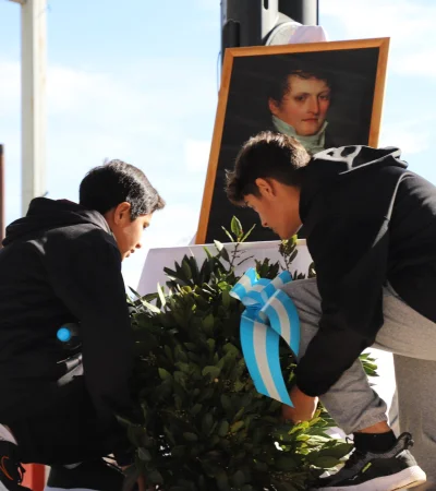 Homenaje a Belgrano en Lavalle/ Fuente: Municipalidad de Lavalle